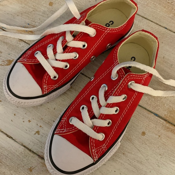 red converse toddler size 11